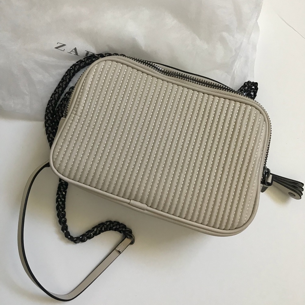 Zara Beige Crossbody bag